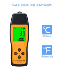 Handheld Carbon Monoxide Meter, Portable CO Gas Detector, Gas Tester with 0～1000ppm Range, 1PPM Resolution(Battery NOT Included)